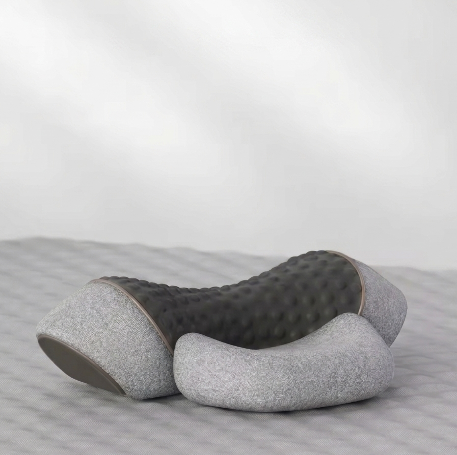 Ergonomic Pillow with Massage and Heat