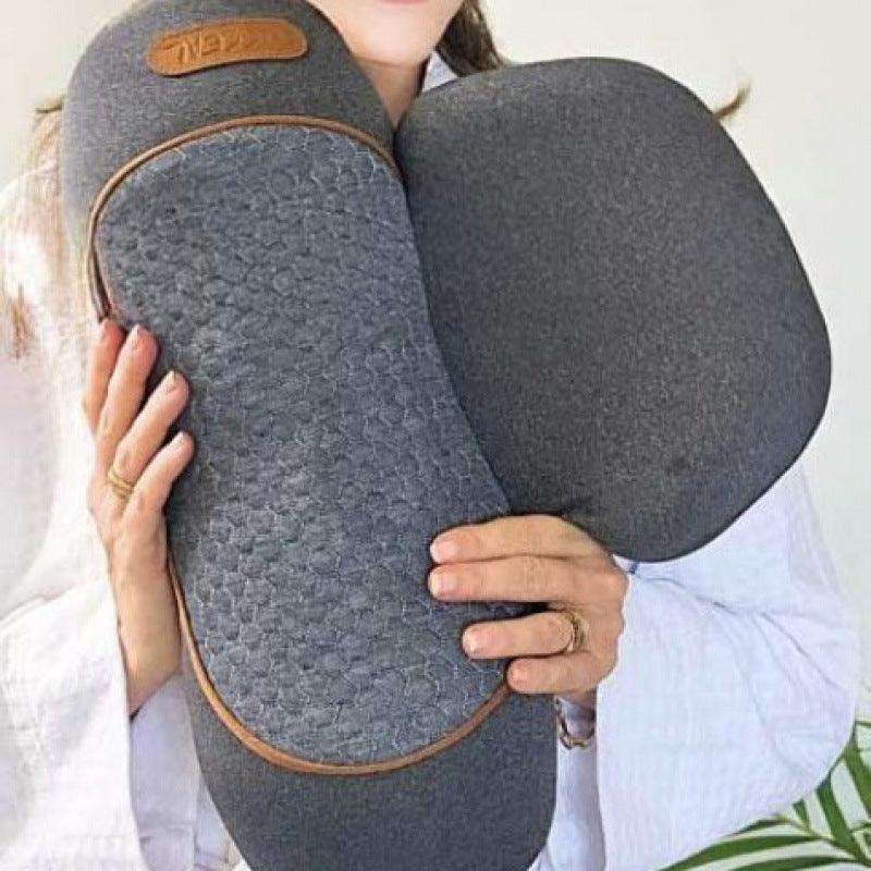 Ergonomic Pillow with Massage and Heat
